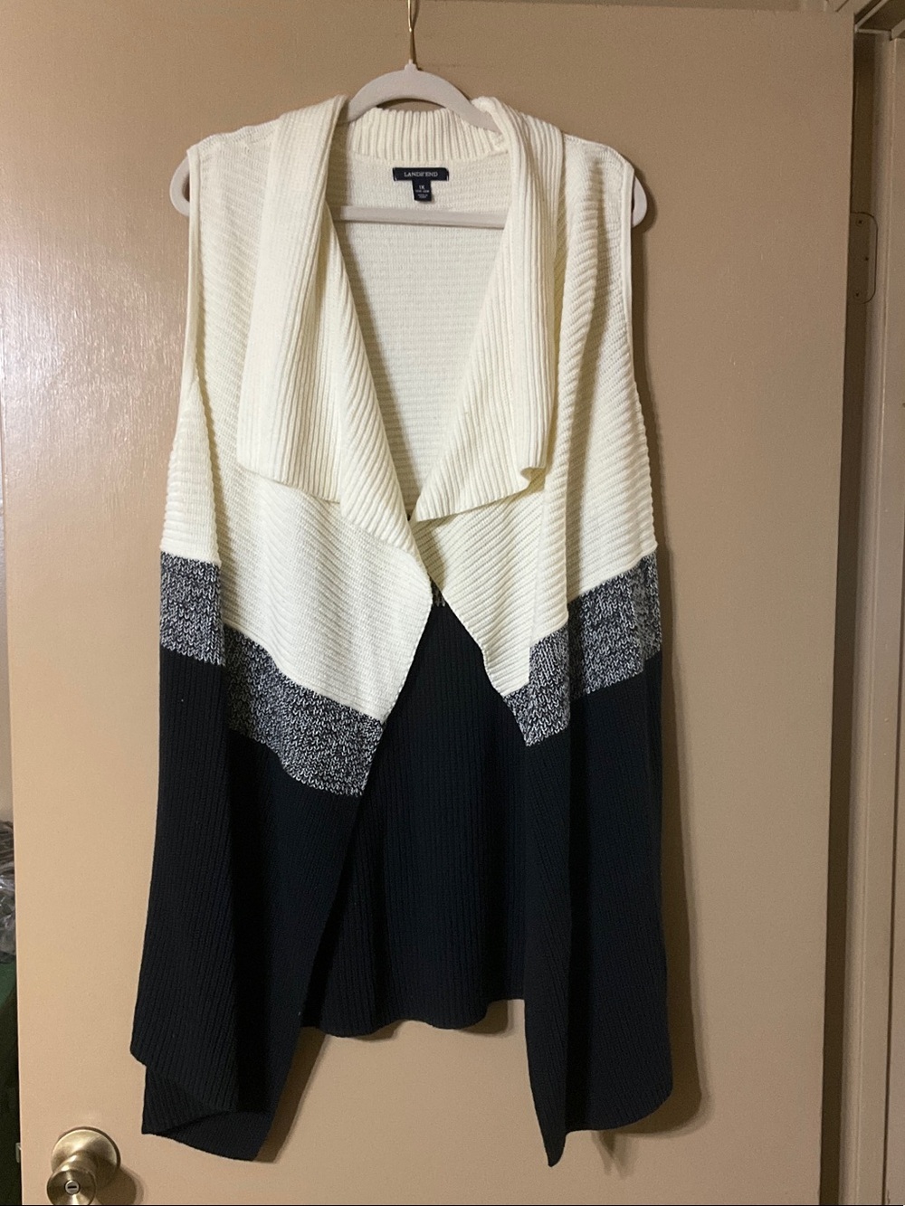 Lands' End Cardigan Vest
